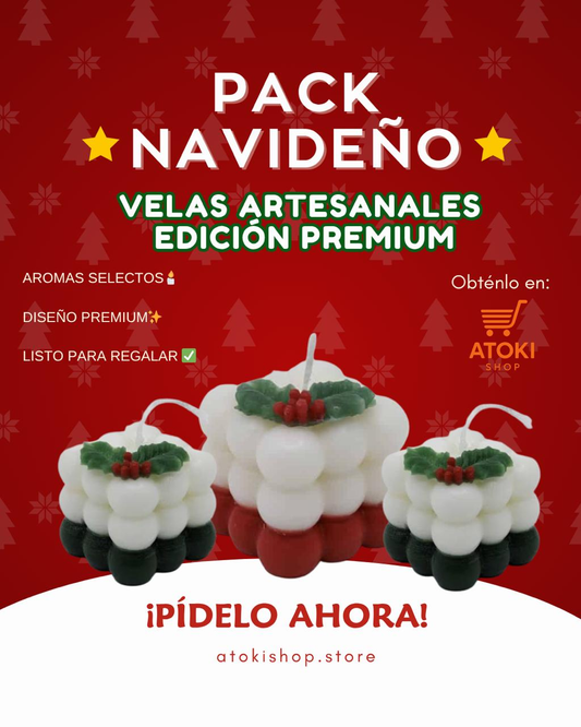 Luz de Invierno – Pack Premium 4 Velas XL